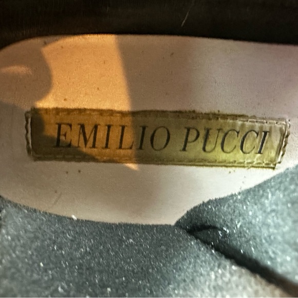 Emilio Pucci Pink and Purple City Up Sneakers - Picture 7 of 8